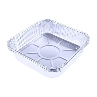 Foil BBQ Trays 20cm X 20cm X 5cm 4pk