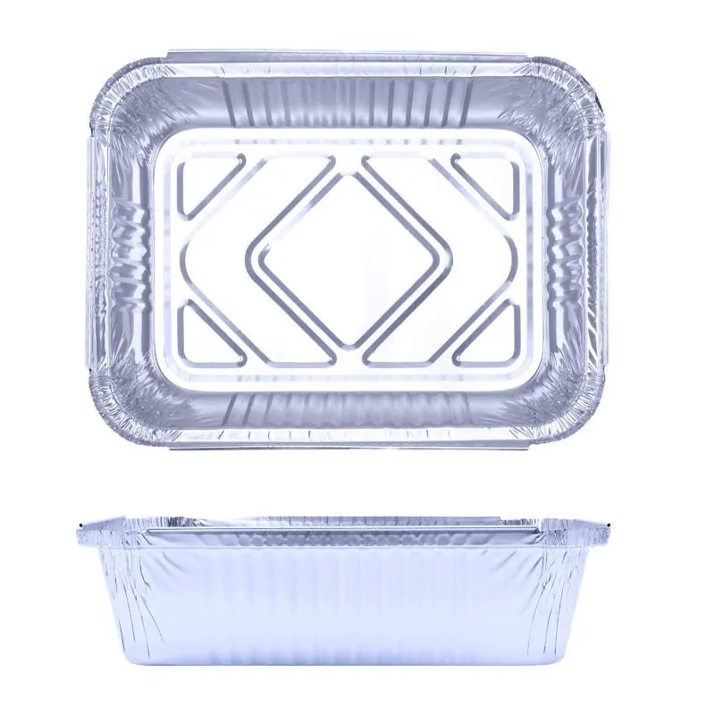 Foil BBQ Trays 26cm X 19cm X 6cm 3pk – image 2