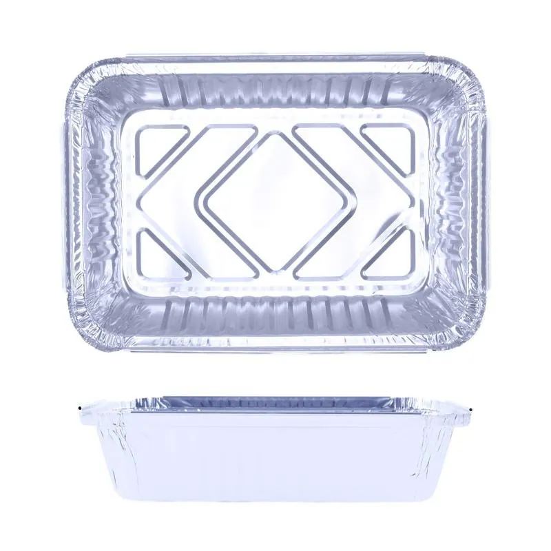 Foil BBQ Trays 22cm X 16cm X 5.5cm 4pk – image 2