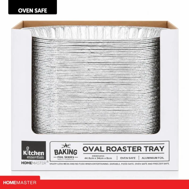 Foil Tray Large Oval Roaster 44.8cm X 34cm X 8cm (6.5L) – image 4