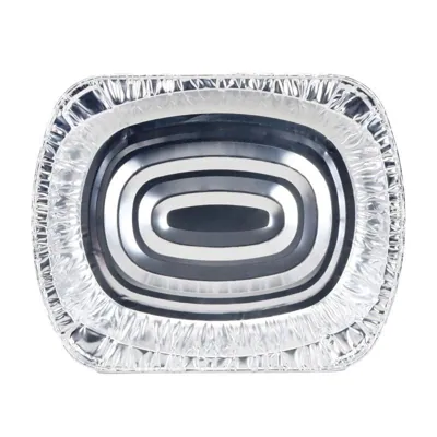 Foil Tray Large Oval Roaster 44.8cm X 34cm X 8cm (6.5L)