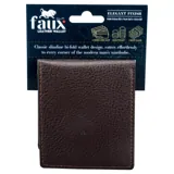 Wallet Classic Mens with Double Stitch Fold: 9.5cm X 12cm X 2cm – image 4