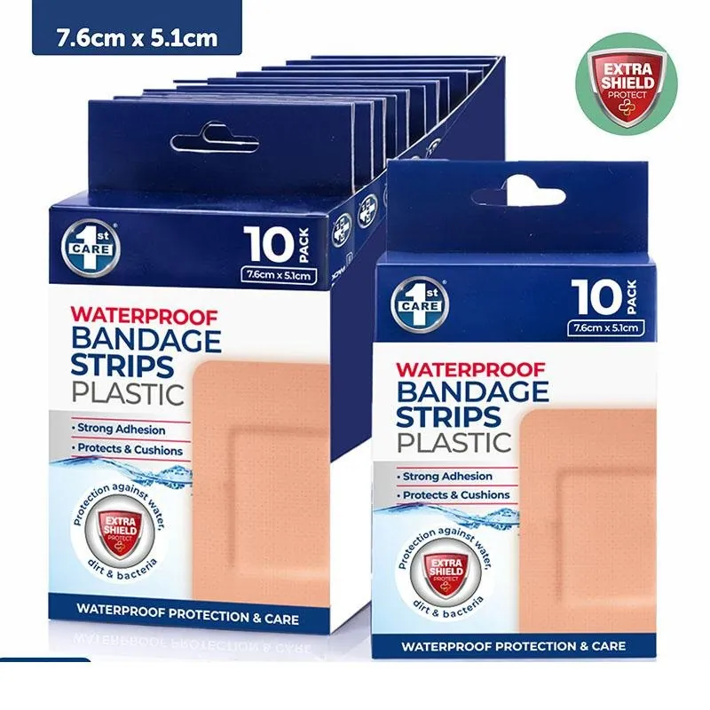 Bandage Dressing Strips Waterproof 7.6cm X 5.1cm 10pk - PE – image 4