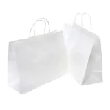 Craft Paper Bags Horizontal White 25cm X 31cm X 12cm 2pk – image 2