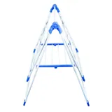 Airer Folding Clothes Drying Rack - 135cm X 58cm X 95cm - Iron Frame with Plastic Coating – image 1