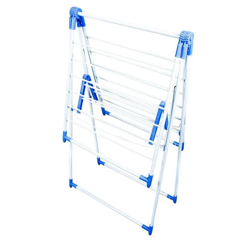 Airer Folding Clothes Drying Rack - 135cm X 58cm X 95cm - Iron Frame with Plastic Coating – image 3