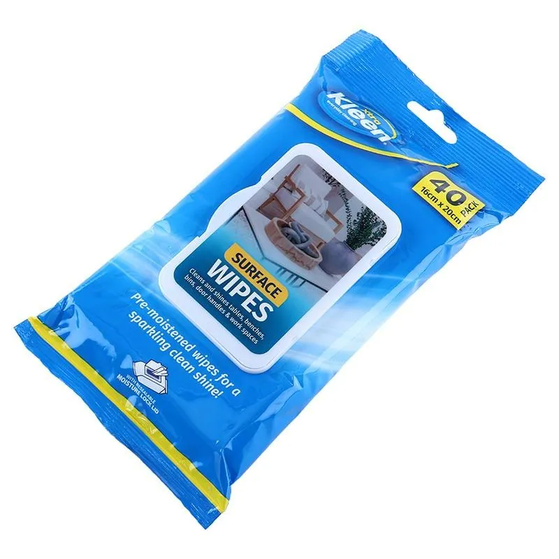 Cleaning Surface Wet Wipes 40pk - 16cm X 20cm Per/pc – image 3