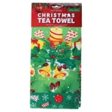 Tea Towel Christmas 1pc 40cm X 60cm Multi-Colour 4 Assorted Designs – image 1