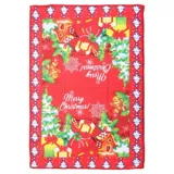 Tea Towel Christmas 1pc 40cm X 60cm Multi-Colour 4 Assorted Designs – image 2