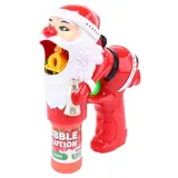 Toy Bubble Gun Christmas 1pk 60ml Santa/Red – image 2