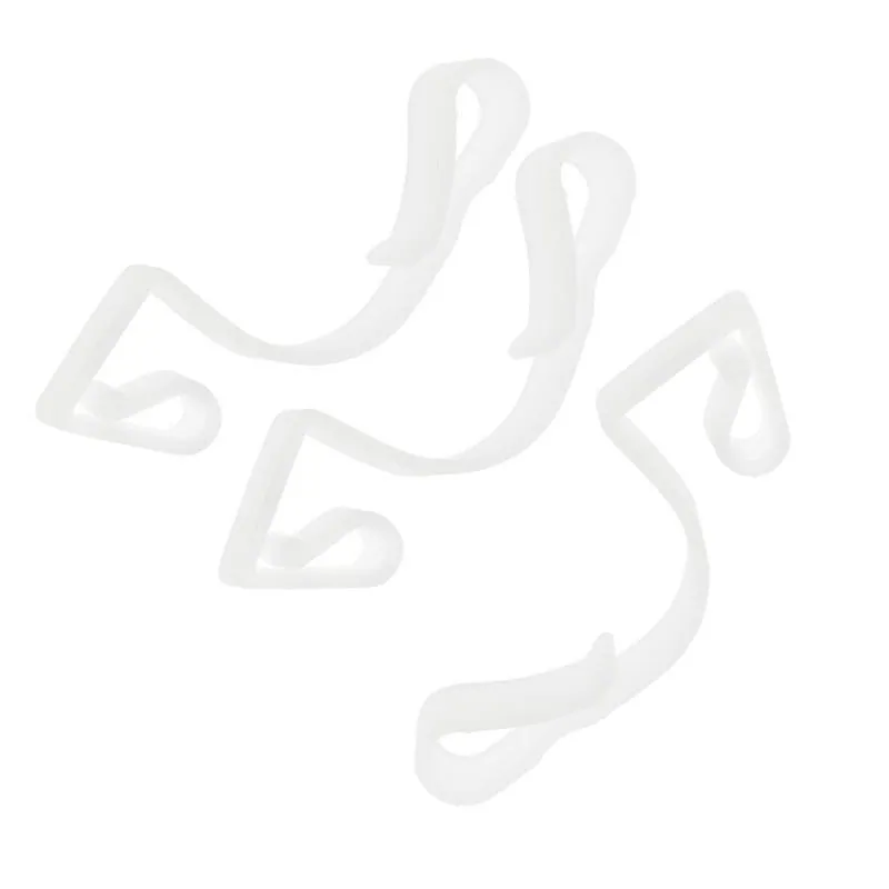 Christmas Gutter Hooks Heavy Duty 72pk 6cm X 2.5cm Clear – image 2