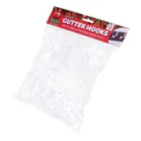 Christmas Gutter Hooks Heavy Duty 72pk 6cm X 2.5cm Clear – image 3