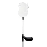 Christmas Stake Light Solar Santa 1LED 14cm X 10cm X 86cm Multi Colour 1 Function Colour Changing – image 1