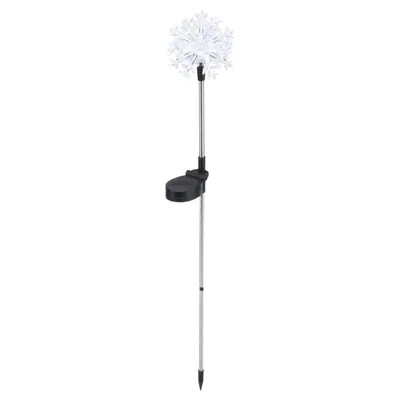 Christmas Stake Light Solar Snowflake 1LED 10cm X 13cm X 83cm Colour Changing Function