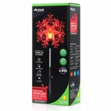 Christmas Stake Light Solar Snowflake 1LED 10cm X 13cm X 83cm Colour Changing Function – image 3