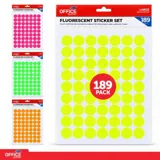 Sticker Fluorescent Round 189pc – image 4