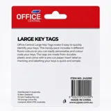 Key Tags Large Colour 6.7cm X 3.5cm 4pc – image 3