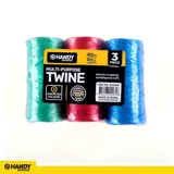 Polypropylene Traditional Rope Green, Red & Blue 40m 3pk – image 4