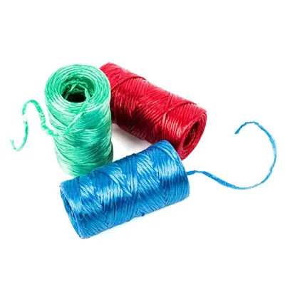 Polypropylene Traditional Rope Green, Red & Blue 40m 3pk