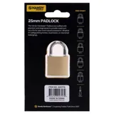 Padlock 25mm Includes 3 Keys 1pk – image 3