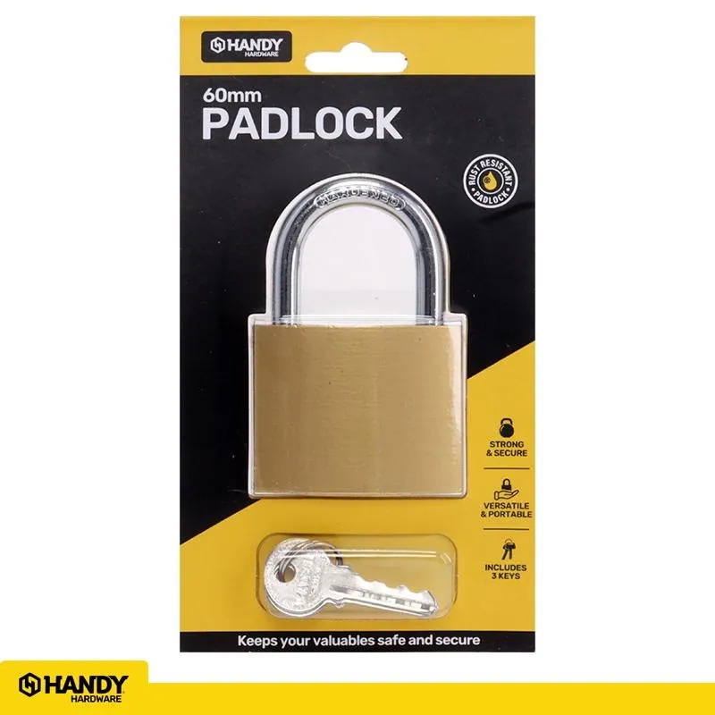 Padlock 60mm Includes 3 Keys 1pk – image 4