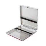 Cigarette Case Flip Top Slimline Holds 20 - 9.8cm X 9.5cm X 1.8cm - 3 Assorted – image 2