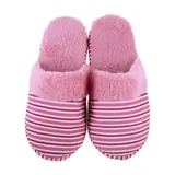 Slippers Adults Slip on Horizontal Stripe 4 Assorted Colours Mens & Womens Sizes Assorted – image 1