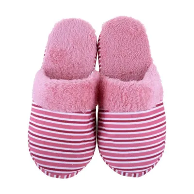 Slippers Adults Slip on Horizontal Stripe 4 Assorted Colours Mens & Womens Sizes Assorted
