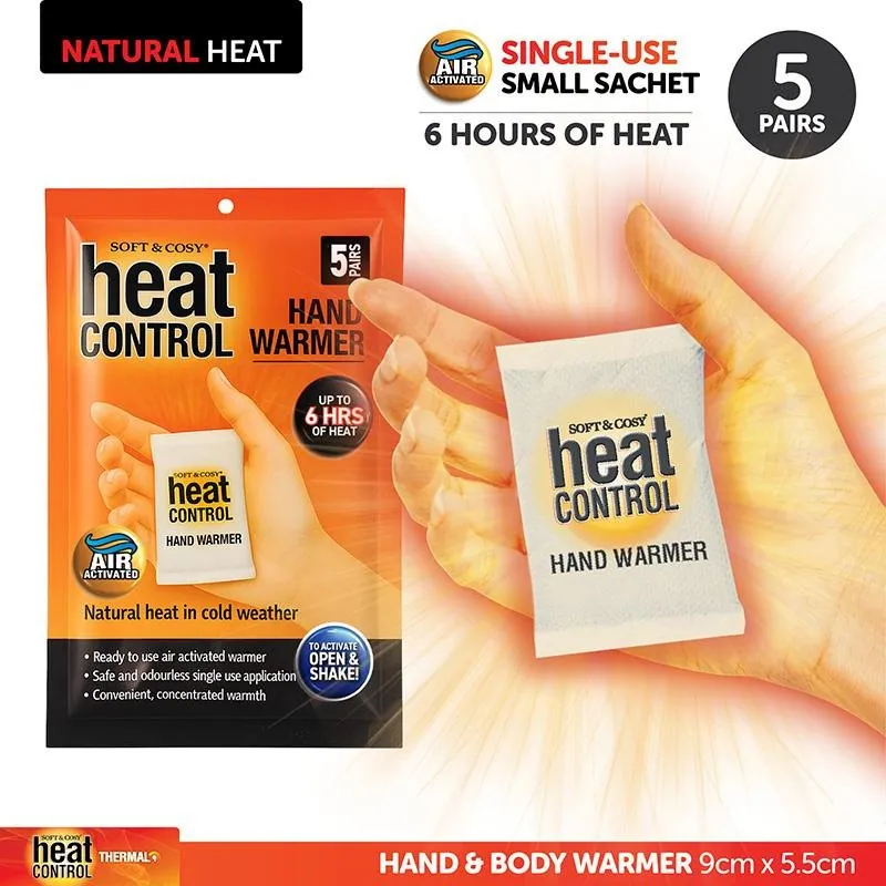 Hand & Body Warmer Single-Use Bulk Pack 10pc (2pc Individually Wrapped) 9cm X 5.5cm Up To 6hrs – image 4