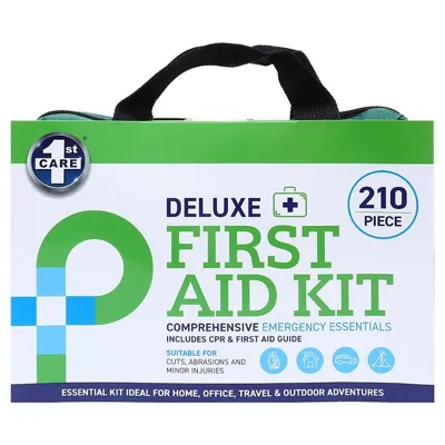 210pc Deluxe First Aid Kit