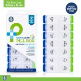 Pill Box Organiser Premium Double Row Am/pm - 7 Day/14 Slot – image 3