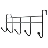 Hanger Over the 5 Hooks Black Powder Coated 37.5cm X 16cm – image 2