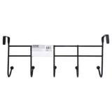 Hanger Over the 5 Hooks Black Powder Coated 37.5cm X 16cm – image 3