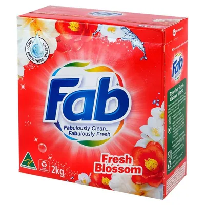 2kg Fab Fresh Blossom Laundry Powder