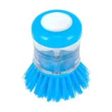 Palm Dish Brush with Soap Dispenser 9cm X 5.5cm – image 1