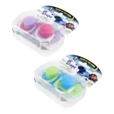 Pacifier Silicone Orthodontic Teat Glow in the Dark with Travel Steriliser Box 2pk 3-6mths & 6mths+ Pink & Blue Bpa Free – image 3