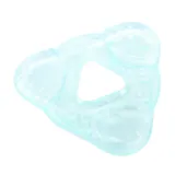 Teether Water Filled Shapes 3pk 4mths+ Blue Triangle - 7cm X 7cm, Red Rectangle - 6cm X 7cm & Green Cloud -6.5cm X 6cm Bpa Free – image 1