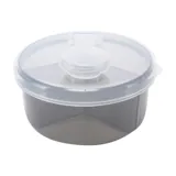 Milk Powder Dispenser 3 Compartment 4.5cm X 8.5cm Grey Bpa Free – image 1