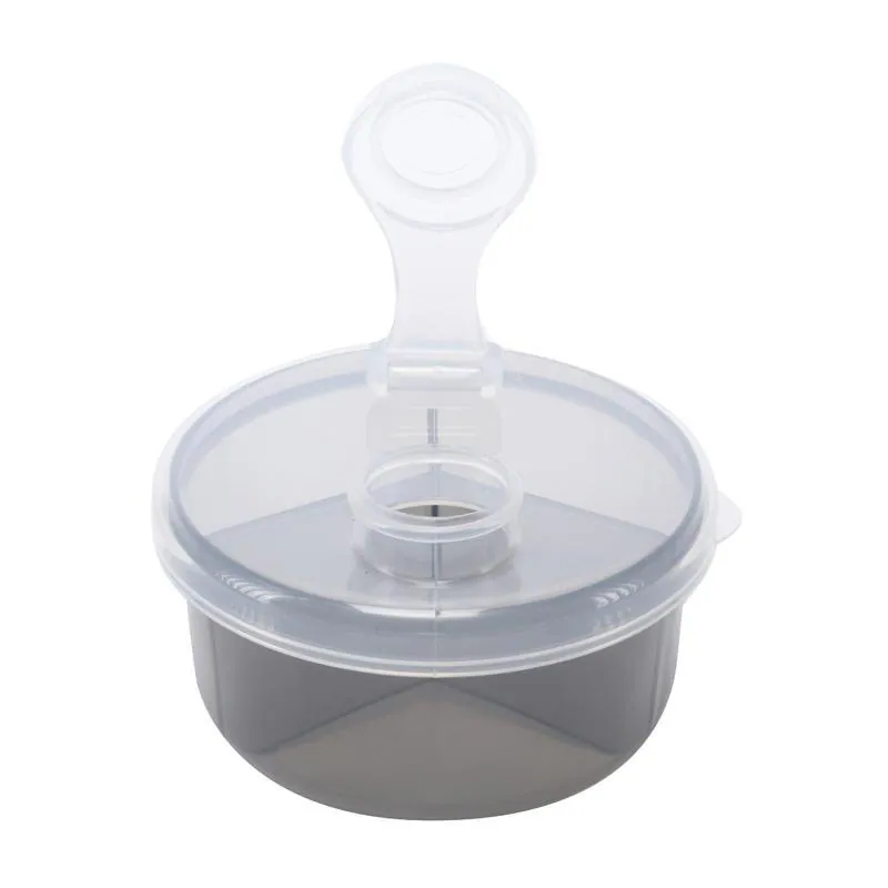 Milk Powder Dispenser 3 Compartment 4.5cm X 8.5cm Grey Bpa Free – image 2