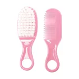 Baby Brush & Comb Set 2pc Pink & Blue – image 1