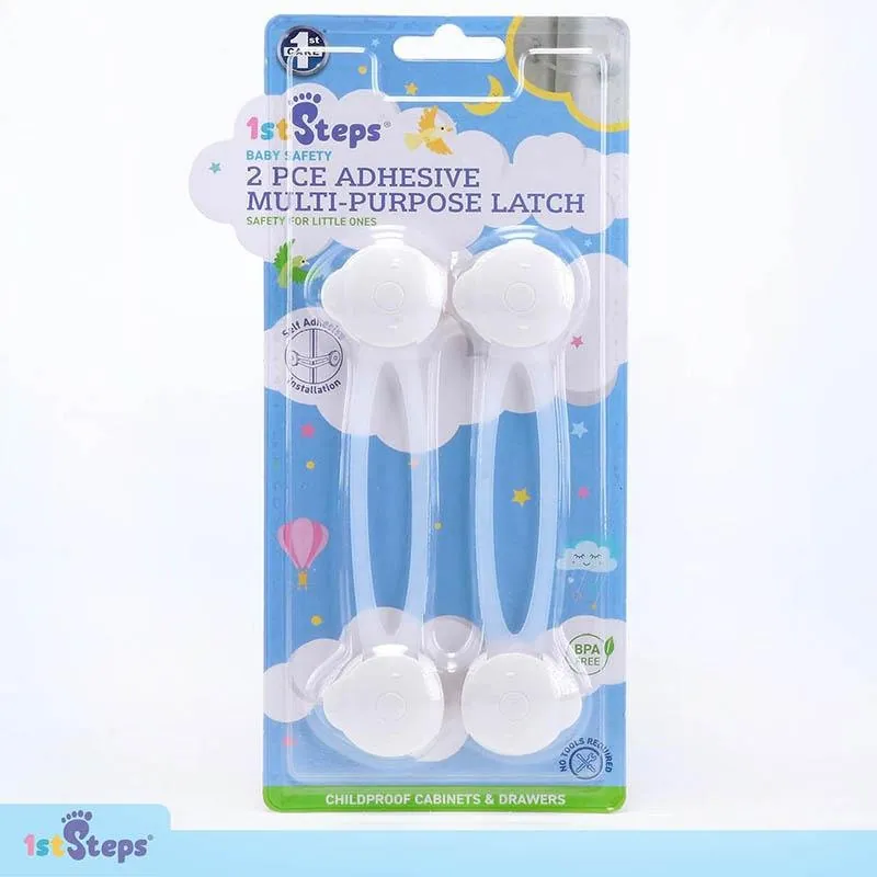 Safety Latch Universal Flexible 2pc 16cm X 3.5cm White – image 4