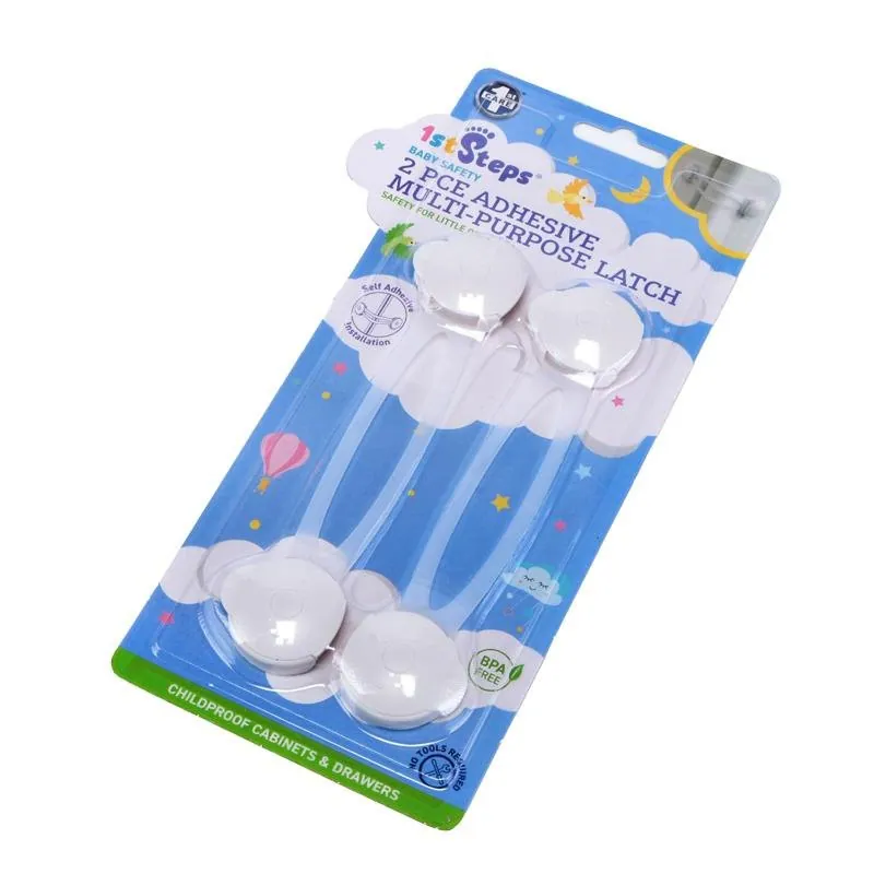 Safety Latch Universal Flexible 2pc 16cm X 3.5cm White – image 3