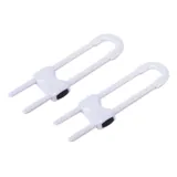 Safety Sliding Lock 1pc 18.5cm White Suitable for Mushroom or D-Shape Handles White – image 2