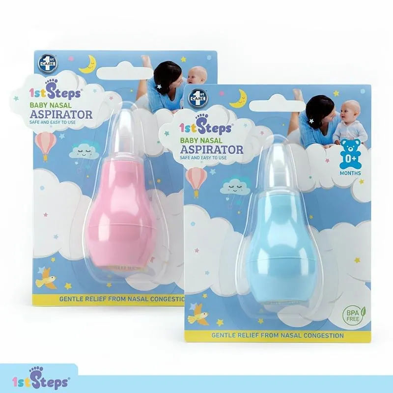 Nasal Aspirator with Lid 1pk 3.5cm X 8.5cm 0mths+ Blue & Pink – image 4