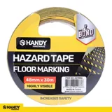 Tape Duct Hazard Marking Black & Yellow 48mm X 30m – image 4
