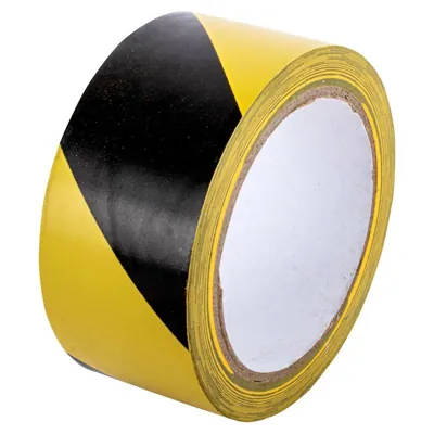 Tape Duct Hazard Marking Black & Yellow 48mm X 30m