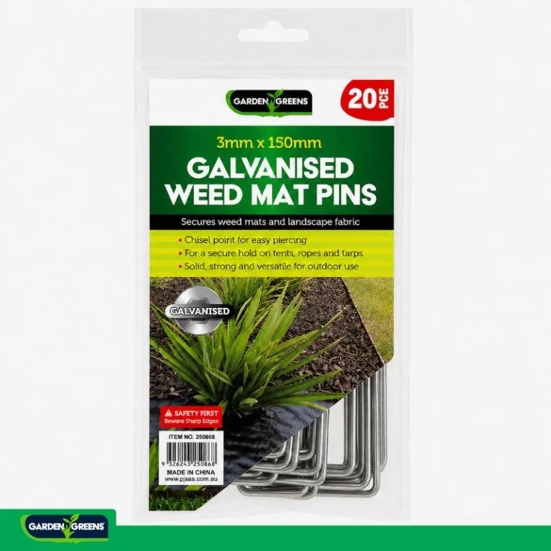 Weed Mat Pins Galvanised Steel 20pk 150mm X 3mm – image 4