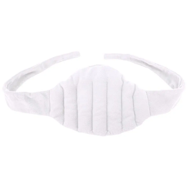 Hot or Cold Silicone Bead Body Wrap with Straps 35cm X 25cm Grey & Cream – image 2