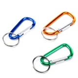 Carabiner & Rings Set (Includes 3pc X 20mm Rings, 2pc X 38mm Carabiner and 1pc X 46mm Carabiner) – image 2