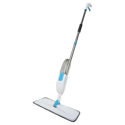 Deluxe Spray Mop, Built in Water Depot, 2 Microfibre Pads, Scraper Tool